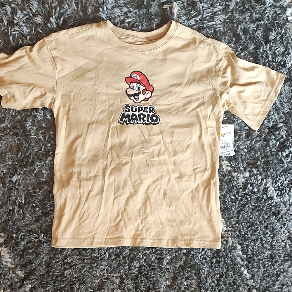 Nintendo Super Mario Tan Short Sleeve Tee